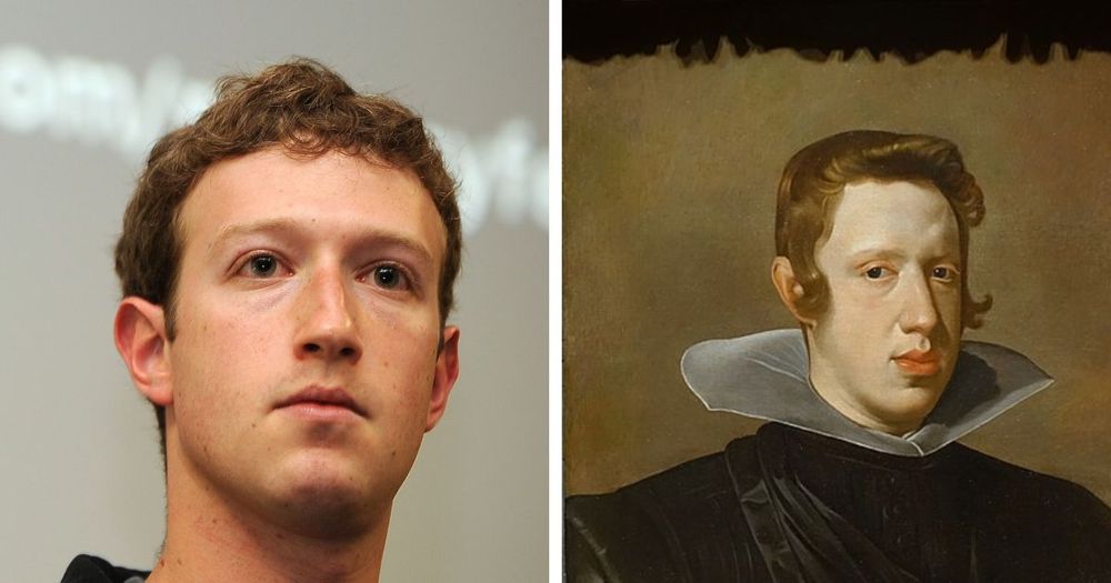 Mark Zuckerberg and Philip IV of Spain