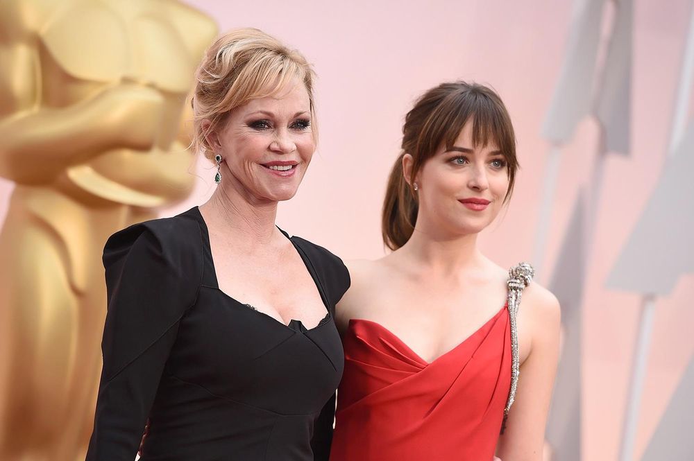 Melanie Griffith Was Asked About Fifty Shades of Grey During The 2015 Oscars Red Carpet