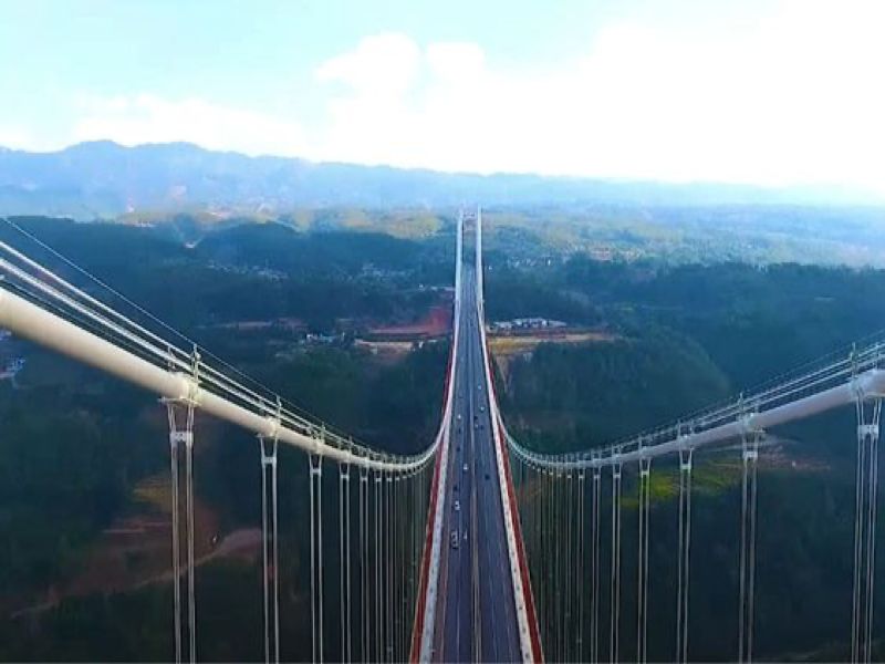 Longjiang Suspension Bridge, China